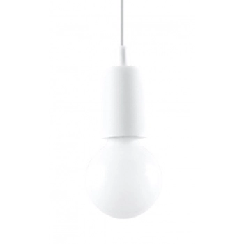 Diego 1 lampa wisząca 1xE27 biała SL.0569 Sollux Lighting