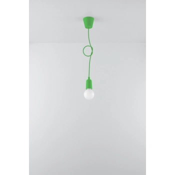Diego 1 lampa wisząca 1xE27 zielony SL.0581