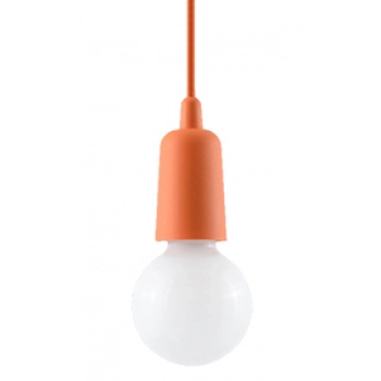 Diego 1 lampa wisząca 1xE27 pomarańczowy SL.0584 Sollux Lighting