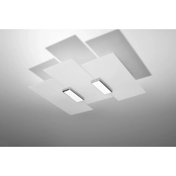 Fabiano lampa sufitowa 2xE27 chrom, biały SL.0198