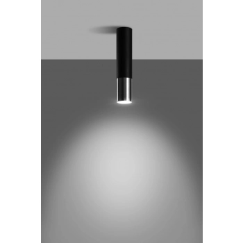 Loopez lampa sufitowa 1xGU10 czarny chrom SL.0939