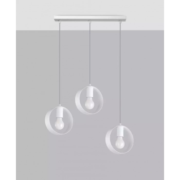 Titran 3 lampa wisząca 3xE27 biała SL.1138