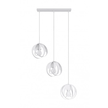 Tulos 3L lampa wisząca 3xE27 biała SL.1085 Sollux Lighting