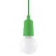 Diego 1 lampa wisząca 1xE27 zielony SL.0581 Sollux Lighting