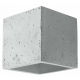 Quad kinkiet 1xG9 beton SL.0487 Sollux Lighting