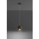 Woody lampa wisząca 1xGU10 naturalne drewno SL.1011