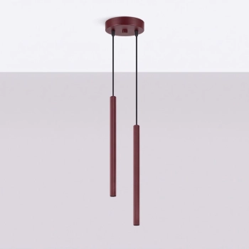 Arche 2P lampa wisząca 2xG9 burgund SL.2043