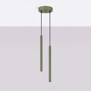 Arche 2P lampa wisząca 2xG9 zielona oliwka SL.2049