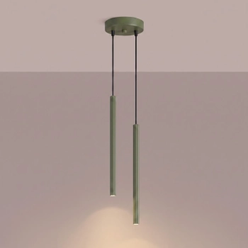 Arche 2P lampa wisząca 2xG9 zielona oliwka SL.2049