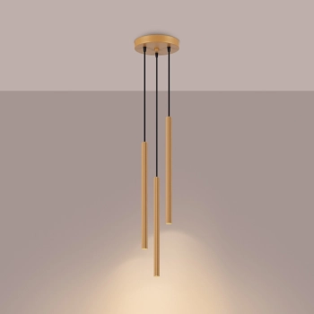 Arche 3P lampa wisząca 3xG9 złota SL.1342