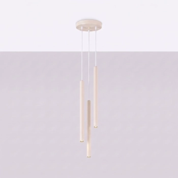 Arche 3P lampa wisząca 3xG9 beżowa SL.2035