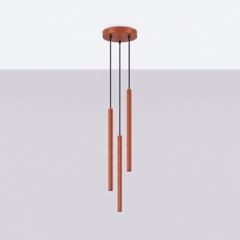 Arche 3P lampa wisząca 3xG9 ochra czerwona SL.2041