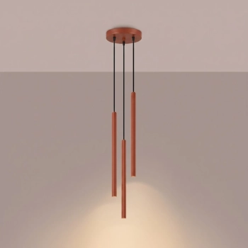 Arche 3P lampa wisząca 3xG9 ochra czerwona SL.2041