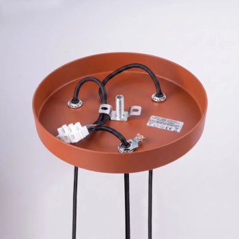 Arche 3P lampa wisząca 3xG9 ochra czerwona SL.2041