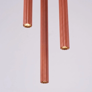 Arche 3P lampa wisząca 3xG9 ochra czerwona SL.2041