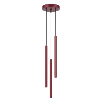 Arche 3P lampa wisząca 3xG9 burgund SL.2044 Sollux Lighting