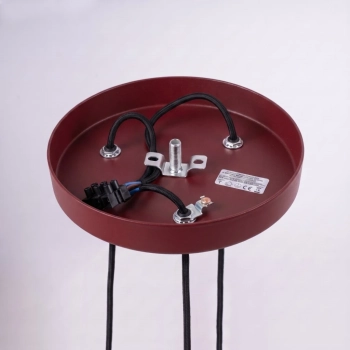 Arche 3P lampa wisząca 3xG9 burgund SL.2044