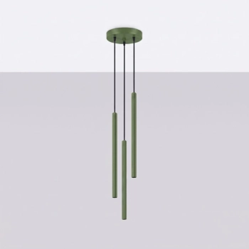 Arche 3P lampa wisząca 3xG9 zielona oliwka SL.2050