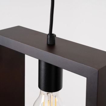 Aries lampa wisząca 1xE27 wenge SL.1311