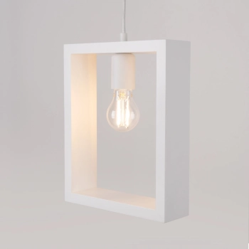 Aries lampa wisząca 1xE27 biała SL.1312