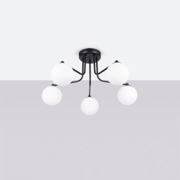 Astral 5 lampa sufitowa 5xG9 czarna SL.1663
