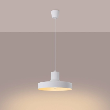 Bilo lampa wisząca 1xE27 biała SL.1702