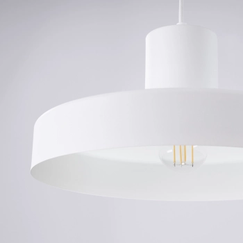 Bilo lampa wisząca 1xE27 biała SL.1702