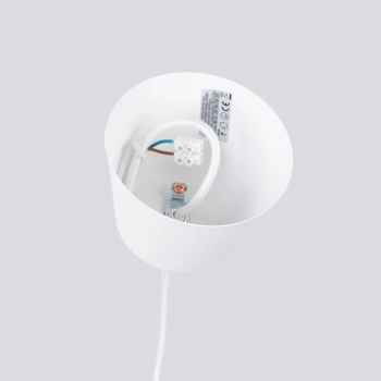 Bilo lampa wisząca 1xE27 biała SL.1702
