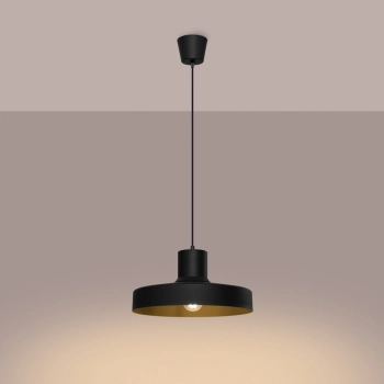 Bilo lampa wisząca 1xE27 czarna SL.1703