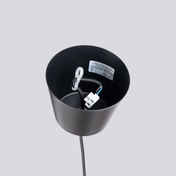 Bilo lampa wisząca 1xE27 czarna SL.1703