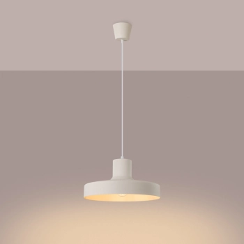 Bilo lampa wisząca 1xE27 beżowa SL.1704