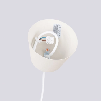 Bilo lampa wisząca 1xE27 beżowa SL.1704