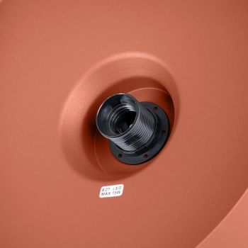 Bilo lampa wisząca 1xE27 ochra czerwona SL.1706
