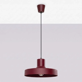Bilo lampa wisząca 1xE27 burgund SL.2052