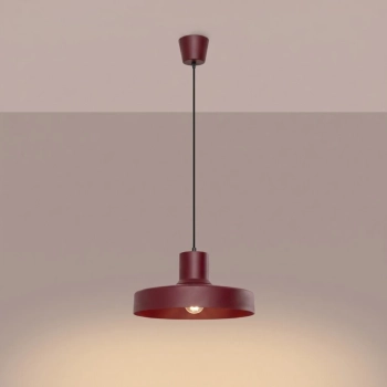 Bilo lampa wisząca 1xE27 burgund SL.2052