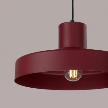 Bilo lampa wisząca 1xE27 burgund SL.2052