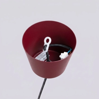 Bilo lampa wisząca 1xE27 burgund SL.2052