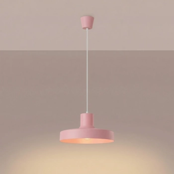 Bilo lampa wisząca 1xE27 różowa SL.2054