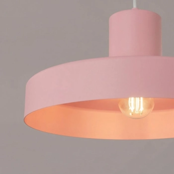 Bilo lampa wisząca 1xE27 różowa SL.2054