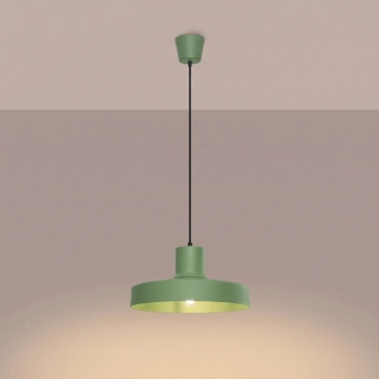 Bilo lampa wisząca 1xE27 szałwiowa SL.2055