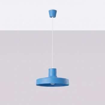 Bilo lampa wisząca 1xE27 błękitna SL.2059