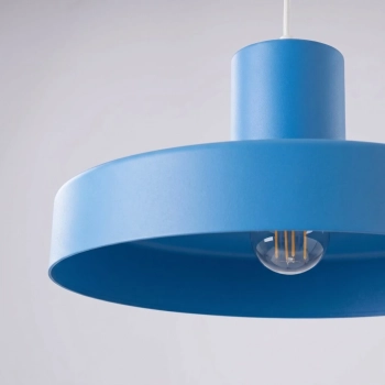 Bilo lampa wisząca 1xE27 błękitna SL.2059