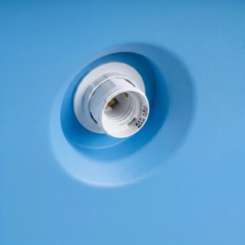 Bilo lampa wisząca 1xE27 błękitna SL.2059