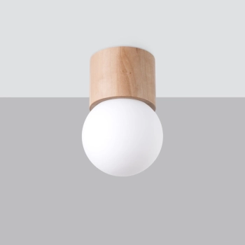 Boomo 8 lampa sufitowa 1xG9 naturalne drewno SL.1190
