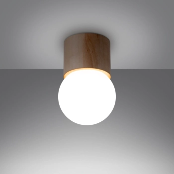 Boomo 8 lampa sufitowa 1xG9 naturalne drewno SL.1190