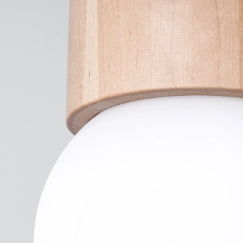 Boomo 8 lampa sufitowa 1xG9 naturalne drewno SL.1190