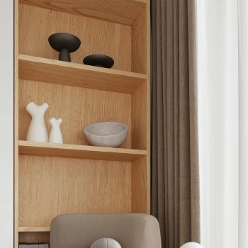 Boomo lampka biurkowa 1xG9 naturalne drewno SL.1193