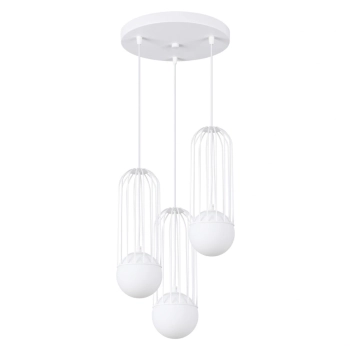 Brina 3P lampa wisząca 3xG9 biała SL.1335 Sollux Lighting