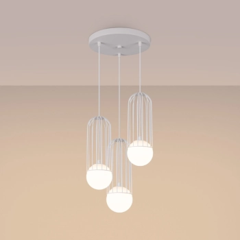 Brina 3P lampa wisząca 3xG9 biała SL.1335