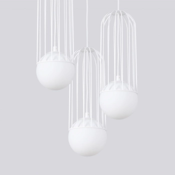 Brina 3P lampa wisząca 3xG9 biała SL.1335